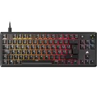 Corsair K70 CORE TKL RGB Tastiera da Gioco Meccanica Tenkeyless - Nero | Interruttori Lineari CORSAIR MLX Red v2 Pre-Lubrificati, SOCD, Smorzamento del Suono, Coprichiavi in ABS, QWERTY IT