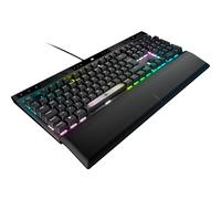 CORSAIR K70 MAX RGB Tastiera da gioco meccanica magnetica cablata - Interruttori MGX regolabili - Tappi per tasti PBT Dual Shot - Compatibile con iCUE - PC, PS5, PS4, Xbox - QWERTZ DE - Grigio acciaio