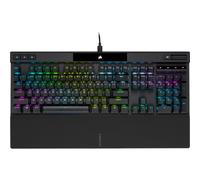 Corsair K70 PRO RGB Tastiera ottica-meccanica da gioco - Interruttori lineari OPX, Keycaps a doppio colpo PBT, Hyper-Polling da 8.000 Hz, poggiapolsi magnetico Soft Touch - Layout NA, QWERTY - Nero