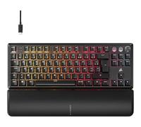 Corsair K70 Pro TKL RGB Tastiera da gioco cablata magnetica-meccanica - Interruttori regolabili MGX Hyperdrive pre-lubrificati - Trigger rapido - Frequenza di interrogazione 8.000 Hz - AZERTY - Nero