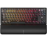 Corsair K70 PRO TKL RGB Tastiera da gioco magnetica e meccanica cablata - Switch MGX Hyperdrive pre-lubrificati, trigger rapido ad effetto Hall, 8000 Hz Hyper-Polling, QWERTY NA, nero