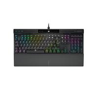 CORSAIR K70 RGB PRO Tastiera da Gioco Meccanica Cablata - Interruttori Lineari Cherry MX Red, SOCD, Keycaps PBT a Doppio Colpo, Hyper-Polling a 8000Hz, NKRO, Torneo Switch, QWERTY IT - Nero