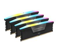 CORSAIR Kit di memoria DDR5 DRAM VENGEANCE RGB 64GB (4x16GB) 6400MHz C32, nero
