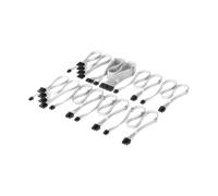 CORSAIR Kit Pro di cavi di alimentazione tipo 5 rivestiti singolarmente Elite Premium - Bianco