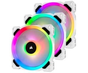 Corsair LL Series LL120 RGB LED Bianca, 120mm - Kit 3 Ventole & Controller