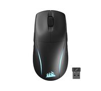 Corsair M75 Mouse da gioco wireless RGB leggero FPS - 26.000 DPI - Pulsanti laterali intercambiabili - Compatibile con iCUE - PC - Nero