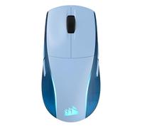 Corsair M75 Mouse da gioco wireless RGB leggero per Mac - 26.000 DPI, pulsanti laterali intercambiabili, interruttori ottici, compatibile con iCUE - Blu glaciale