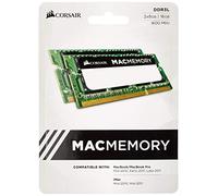 Corsair Mac Memory SODIMM 16GB (2x8GB) DDR3L 1600MHz CL11 Memoria per Sistemi Mac, Qualificata Apple , Nero