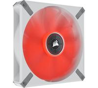Corsair ML140 LED ELITE Premium Ventola bianca da 140 mm PWM a levitazione magnetica LED rosso