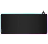 Corsair MM700 RGB Extended XL | Mouse pad da gioco in tessuto - 930 mm x 400 mm x 4 mm - Illuminazione RGB a 360° - Hub USB a doppia porta - gomma spessa - nero