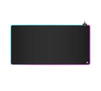 Corsair MM700 RGB Tappetino per Mouse da Gioco Extended 3XL Cloth - 1.220 mm x 610 mm (48" x 24") - Illuminazione RGB a 360° - Hub a Due Porte USB - Gomma Spessa - Nero