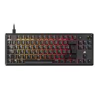 Corsair K70 Core TKL RGB Tastiera da Gioco Meccanica senza Chiave - Interruttori Lineari MLX Red v2 Pre-Lubrificati - Doppio Strato di Attenuazione del Suono - Tappi chiave in ABS - AZERTY FR - Nero