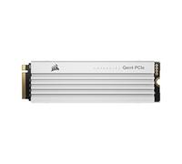 Corsair MP600 PRO LPX 4TB M.2 PCIe NVMe Gen4 x 4 SSD - Ottimizzata per PS5 (Fino a 7.100 MB/s in Lettura Sequenziale e 6.800 MB/s in Scrittura Sequenziale, TLC NAND 3D ad Alta Densità) Bianco