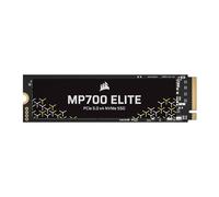 CORSAIR MP700 ELITE 2TB PCIe 5.0 x4 NVMe M.2 SSD - Fino a 10,000MB/sec - Alta Densità 3D TLC NAND - M.2 2280 - Compatibile con DirectStorage - Nero