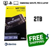 CORSAIR MP700 Micro PCIe 5.0 NVMe M.2 2242 SSD 10000MB/s Gen5 Laptop 2TB 4TB