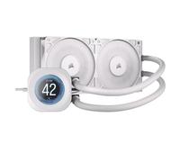 Corsair Nautilus 240 LCD White 240mm Radiator Liquid CPU Cooler CW-9061032-WW