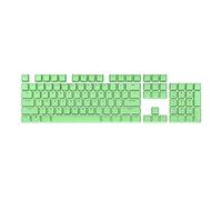 Corsair PBT Double-Shot PRO Keycap Mod Kit - Keycap PBT Double-Shot - Verde menta - Riga inferiore standard - Superficie ruvida - Pareti spesse 1,5 mm - Ammortizzatori O-Ring