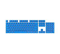 Corsair PBT Double-Shot PRO Keycap Mod Kit - Keycaps PBT Double-Shot - ELGATO Blue - Riga inferiore standard - Superficie ruvida - Pareti spesse 1,5 mm - Ammortizzatori O-Ring