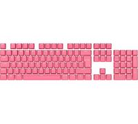 Corsair PBT DOUBLE-SHOT PRO - Kit mod per keycap (copritasti in PBT, compatibilità standard della fila inferiore, superficie ruvida, pareti spesse 1,5 mm con carattere retroilluminato, ammortizzatori