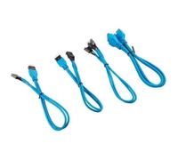 Corsair Premium Sleeved Front Panel Extension Kit, Blu - 30cm