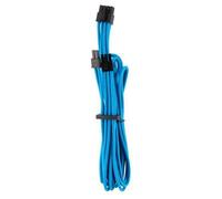 Corsair Cavo PCIe Type 4 Gen 4 Premium - Protetto singolarmente con guaina, connettore singolo Blu