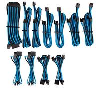 Corsair Pro Kit Cavi per Alimentatori Protetti Singolarmente con Guaina Type 4 Gen 4 Premium - Blu/Nero