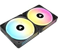 CORSAIR QX RGB Serie iCUE LINK QX140 RGB, Ventola a Cupola Magnetica da 140 mm, Starter Kit