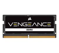 CORSAIR VENGEANCE SODIMM DDR5 RAM 16GB (1x16GB) 5600MHz CL48 Intel XMP iCUE Compatibile Memoria per Computer - Nero (CMSX16GX5M1A5600C48)
