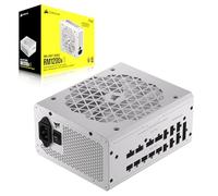 Corsair RM1200x Shift Alimentatore ATX completamente modulare - Interfaccia laterale modulare - Compatibile con ATX 3.0 e PCIe 5.0 - Modalità Ventola a Zero RPM - Efficienza 80 Plus Gold - Bianco