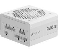 CORSAIR RM750e (2025) Alimentatore ATX Completamente Modulare a Basso Rumore con Cavo 12V-2x6 - Compatibile con ATX 3.1 e PCIe 5.1, Efficienza Cybenetics Gold, Condensatori a 105°C - Bianco
