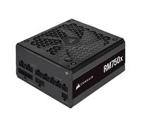 Corsair RM750x 80 PLUS Gold Alimentatore 750 Watt ATX Completamente Modulare, Ventola Levitazione Magnetica 135 Mm, Ampiamente Compatibili, Condensatori Giapponesi, Riattivare Rapidamente, EU, Nero