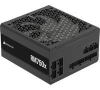 Corsair RM750x ATX 3.1 PCIe 5.1 Ready Alimentatore completamente modulare 750 W - Basso rumore, efficienza cybenetics oro, connettore nativo 12V-2x6 - nero