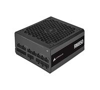 Corsair RM850 (2021), RM Serie, 850 Watt, Alimentatore ATX Interamente Modulare (Connettori EPS12V Tre, Bassa Rumorosità, Modalità Zero RPM, Condensatori con Rating a 105 ºC) Nero