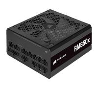 Corsair RM850x 80 PLUS Gold completamente modulare ATX 850 Watt (ventilatore fluttuante magnetico da 135 mm, condensatori giapponesi affidabili, sveglia di sonno estremamente veloce) UK - Nero