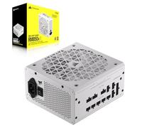 Corsair RM850x Shift Alimentatore ATX completamente modulare - Interfaccia laterale modulare - Compatibile con ATX 3.0 e PCIe 5.0 - Modalità Ventola a Zero RPM - Efficienza 80 Plus Gold - Bianco