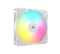CORSAIR RS120 ARGB 120 mm PWM Ventola - Connessione a Margherita - Basso Rumore - Cuscinetto a Cupola Magnetica - Confezione Singola - Bianco