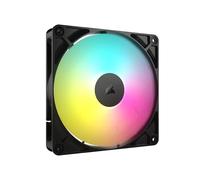 CORSAIR RS140 ARGB 140 mm PWM Ventola - Connessione a Margherita - Basso Rumore - Cuscinetto a Cupola Magnetica - Confezione Singola - Nero