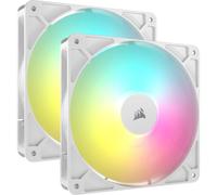 Corsair RS140 ARGB Confezione doppia ventola PWM supplementare da 140 mm bianca