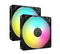 Corsair Rs140 Argb - Geh?usel?fter - 140 Mm - Schwarz (packung Mit 2)