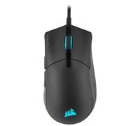 CORSAIR Mouse da gioco FPS/MOBA cablato SABRE RGB PRO CHAMPION SERIES ultraleggero - 18.000 DPI - Design ergonomico - compatibile iCUE - PC, Mac, PS5, PS4, Xbox - Nero,50 Watts