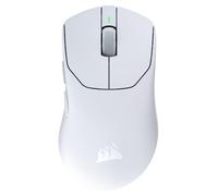 Corsair SABRE v3 PRO PureVector ERGO Wireless Mouse da Gioco - Bianco | Ultralight, Tecnologia Fast Aim, Ergonomico, 42.000 DPI, 8.000 Hz, Autonomia fino a 140 ore, Collaborazione con AimLabs