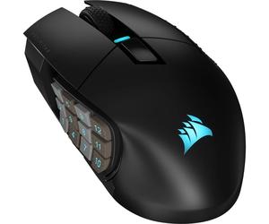 Corsair SCIMITAR ELITE WIRELESS RF Mouse senza fili per destrorsi + Bluetooth + USB Type-C Ottico 26000 DPI - Nouvo