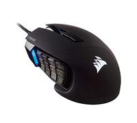 Corsair Scimitar PRO RGB Mouse Ottico da Gioco, RGB Retroilluminato, 16.000 DPI, MMO/MOBA, con Cavo, Nero