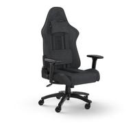 CORSAIR - Sedia da ufficio - Poltrona da gioco - TC100 RELAXED - Tessuto - Ergonomica - Braccioli regolabili - Nero/Grigio - (CF-901005) - Nouvo