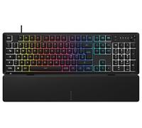 CORSAIR SKIFF 100 Tastiera da Gioco RGB Cablata Silenziosa - IT, Nero | QWERTY IT, Resistente a Polvere e Schizzi IP53, Tasti Reattivi, Manopola Multimediale