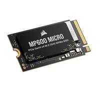 Corsair MP600 MICRO 1TB M.2 NVMe PCIe x4 Gen4 SSD - M.2 2242 - Fino a 7.000 MB/sec in Lettura Sequenziale - Compatibile con i Computer Portatili Lenovo Legion Go e Thin PCIe 4.0 - Nero