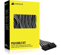 CORSAIR Starter Kit cavi per alimentatori premium type-5 rivestiti singolarmente, bianco/nero