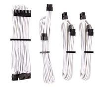 Corsair Starter Kit Cavi per Alimentatori Protetti Singolarmente con Guaina Type 4 Gen 4 Premium - Bianco