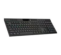 Corsair Tastiera meccanica K100 AIR RGB, ultra sottile, sotto-1 ms SLIPSTREAM WIRELESS, Bluetooth con tempo di bassa latenza, tasti Cherry MX a profilo ultra basso - nero