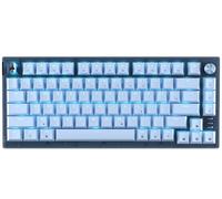 Corsair Tastiera meccanica K65 Plus Wireless 75% RGB hot-swap per Mac e iPad - Interruttori lineari MLX Red v2 pre-lubrificati, smorzamento del suono - layout QWERTY NA - Blu ghiacciaio